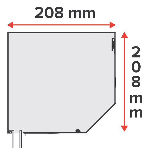 205 mm