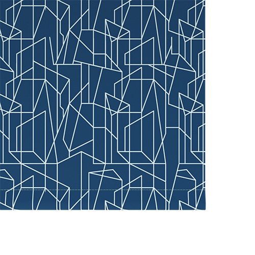Zigzag Bleu marine