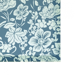 Bleu marine Floral