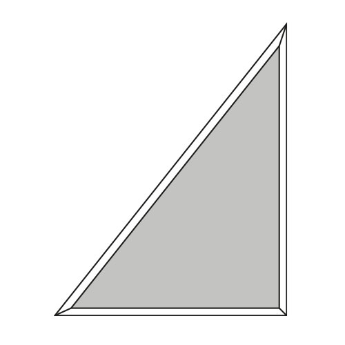 Triangle rectangle gauche