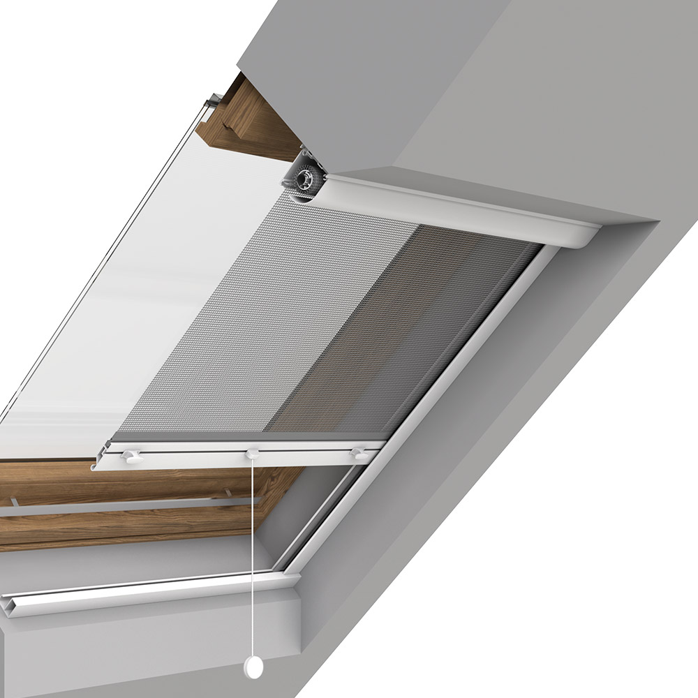 ZIL : Moustiquaire enroulable pour fenêtres de toit Velux – Batiproduits