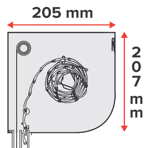 205mm