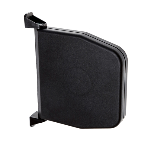 Enrouleur sangle/cordon en brun (sangle grise)